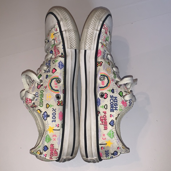 Converse All Star Video Game Sneakers Junior Size 4 - Picture 3 of 7